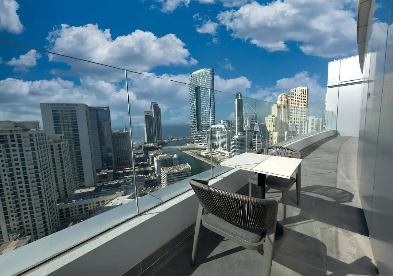 Luxury Full Marina View 1 Bedroom Hall & Infinity Pool On Marina Walk Dubaï Appartement