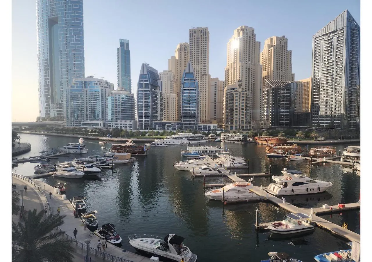 Luxury Full Marina View 1 Bedroom Hall & Infinity Pool On Marina Walk Dubaï Appartement